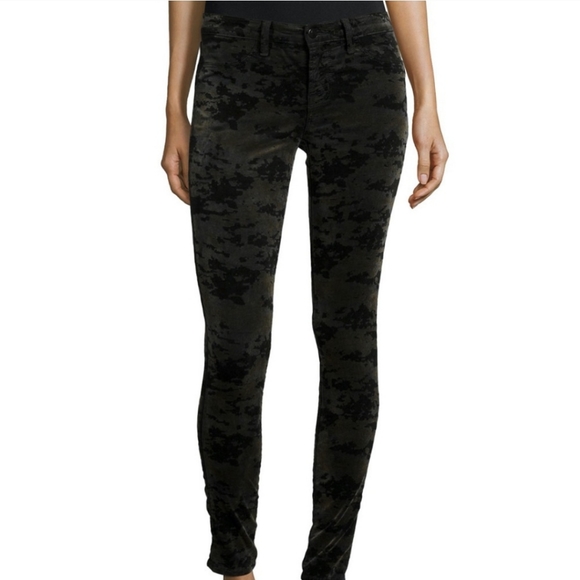 J Brand Super Skinny olive camo pants 31 - Picture 2 of 9